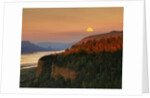 Moonrise over Columbia River Gorge by Anonymous