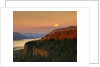 Moonrise over Columbia River Gorge by Anonymous