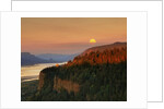 Moonrise over Columbia River Gorge by Anonymous