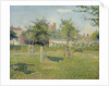 Woman in a Meadow at Eragny by Camille Pissarro