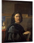 Self-portrait at the age of 56 years - by Nicolas Poussin