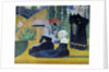 Breton women with umbrellas by Emile Bernard