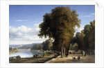 Walk at the park of Saint Cloud by Raymond Esbrat