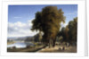 Walk at the park of Saint Cloud by Raymond Esbrat