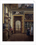 The jewelry Room of the Louvre and Charles X's adjoining rooms by Joseph Auguste