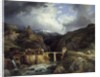 Village and bridge of Crevola on the Simplon road by Jean Charles Joseph Remond