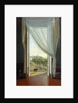 A view of Naples through a window by Franz Ludwig Catel