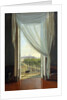 A view of Naples through a window by Franz Ludwig Catel