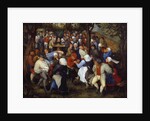 The Feast of the "Rosiere" or Farmers Wedding by Jan Brueghel the Elder