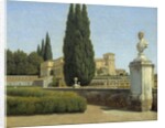 In the gardens of the Villa Albani by Christoffer Wilhelm Eckersberg