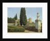 In the gardens of the Villa Albani by Christoffer Wilhelm Eckersberg