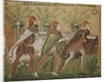 Magi Kings being guided by a star - mosaic Basilica of Sant'Apollinare Nuovo Ravenna by Anonymous