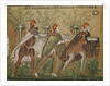 Magi Kings being guided by a star - mosaic Basilica of Sant'Apollinare Nuovo Ravenna by Anonymous