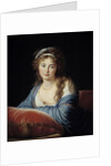 Portrait of the Countess Catherine Vassilievna Skavronskaia by Elisabeth Vigee-Lebrun