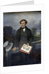 Portrait of Gustave de Maupassant by Hippolyte Bellange