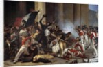 Taking of the Louvre and massacre of the Swiss Guards, 29/07/1830 by Anonymous