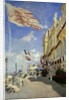 The Hotel des Roches Noires at Trouville - by Claude Monet