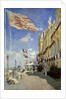 The Hotel des Roches Noires at Trouville - by Claude Monet