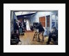 Wedding party at the photographer's studio - by Dagnan Bouveret