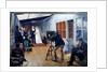 Wedding party at the photographer's studio - by Dagnan Bouveret