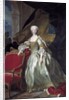 Full-length portrait of Maria Teresa Rafaela of Spain by Louis Michel van Loo