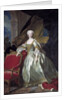 Full-length portrait of Maria Teresa Rafaela of Spain by Louis Michel van Loo