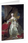 Full-length portrait of Maria Teresa Rafaela of Spain by Louis Michel van Loo