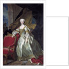 Full-length portrait of Maria Teresa Rafaela of Spain by Louis Michel van Loo