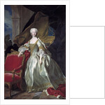 Full-length portrait of Maria Teresa Rafaela of Spain by Louis Michel van Loo
