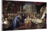 Colbert Presenting the Members of the Royal Academy of Science to Louis XIV by Henri Testelin