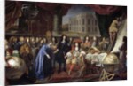Colbert Presenting the Members of the Royal Academy of Science to Louis XIV by Henri Testelin