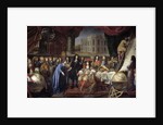 Colbert Presenting the Members of the Royal Academy of Science to Louis XIV by Henri Testelin