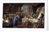 Colbert Presenting the Members of the Royal Academy of Science to Louis XIV by Henri Testelin