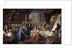Colbert Presenting the Members of the Royal Academy of Science to Louis XIV by Henri Testelin