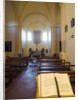Inside very small chapel in the town of Volpaia Chianti Tuscany by Anonymous