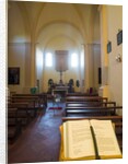 Inside very small chapel in the town of Volpaia Chianti Tuscany by Anonymous