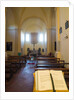 Inside very small chapel in the town of Volpaia Chianti Tuscany by Anonymous