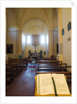 Inside very small chapel in the town of Volpaia Chianti Tuscany by Anonymous