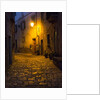 Night scene from the streets of Montefillairi chianti Tuscany by Anonymous