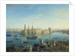 Entrance of the harbour of Marseille in 1754 by Joseph Vernet