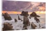 Spectacular and poetic view of rock formation called Gigi Hiu (Shark's Teeth), Lampung by Anonymous