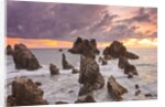 Spectacular and poetic view of rock formation called Gigi Hiu (Shark's Teeth), Lampung by Anonymous