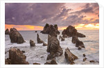 Spectacular and poetic view of rock formation called Gigi Hiu (Shark's Teeth), Lampung by Anonymous