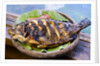 Grilled nila fish, served with banana leave by Anonymous