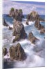 Spectacular and poetic view of rock formation called Gigi Hiu (Shark's Teeth), Lampung by Anonymous