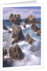 Spectacular and poetic view of rock formation called Gigi Hiu (Shark's Teeth), Lampung by Anonymous