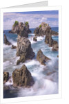 Spectacular and poetic view of rock formation called Gigi Hiu (Shark's Teeth), Lampung by Anonymous