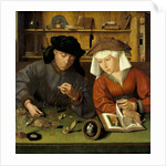 The Moneylender and His Wife by Quentin Massys