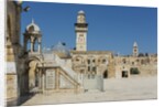 Old City, Temple Mount, the Summer Pulpit and a minaret by Anonymous
