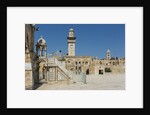 Old City, Temple Mount, the Summer Pulpit and a minaret by Anonymous